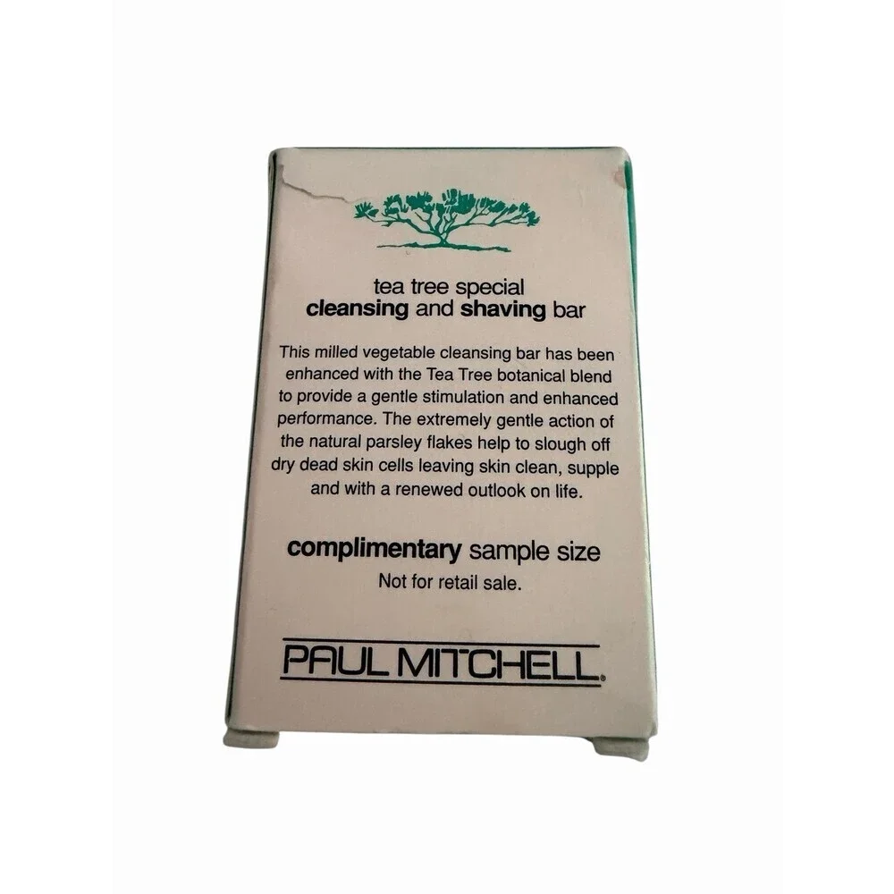 Paul Mitchell Tea Tree Cleansing Shaving Bar 1.25oz Travel Sample
